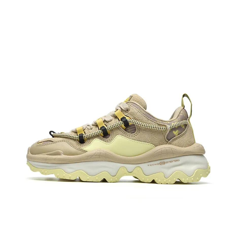 FILA FUSION QD96 X White Mountaineering Sneakers 'Beige Yellow' Women's