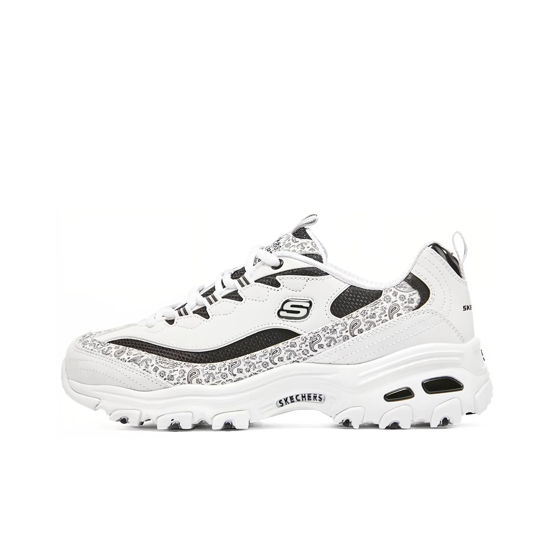 Skechers D'lites 4.0 'White Black' Women's