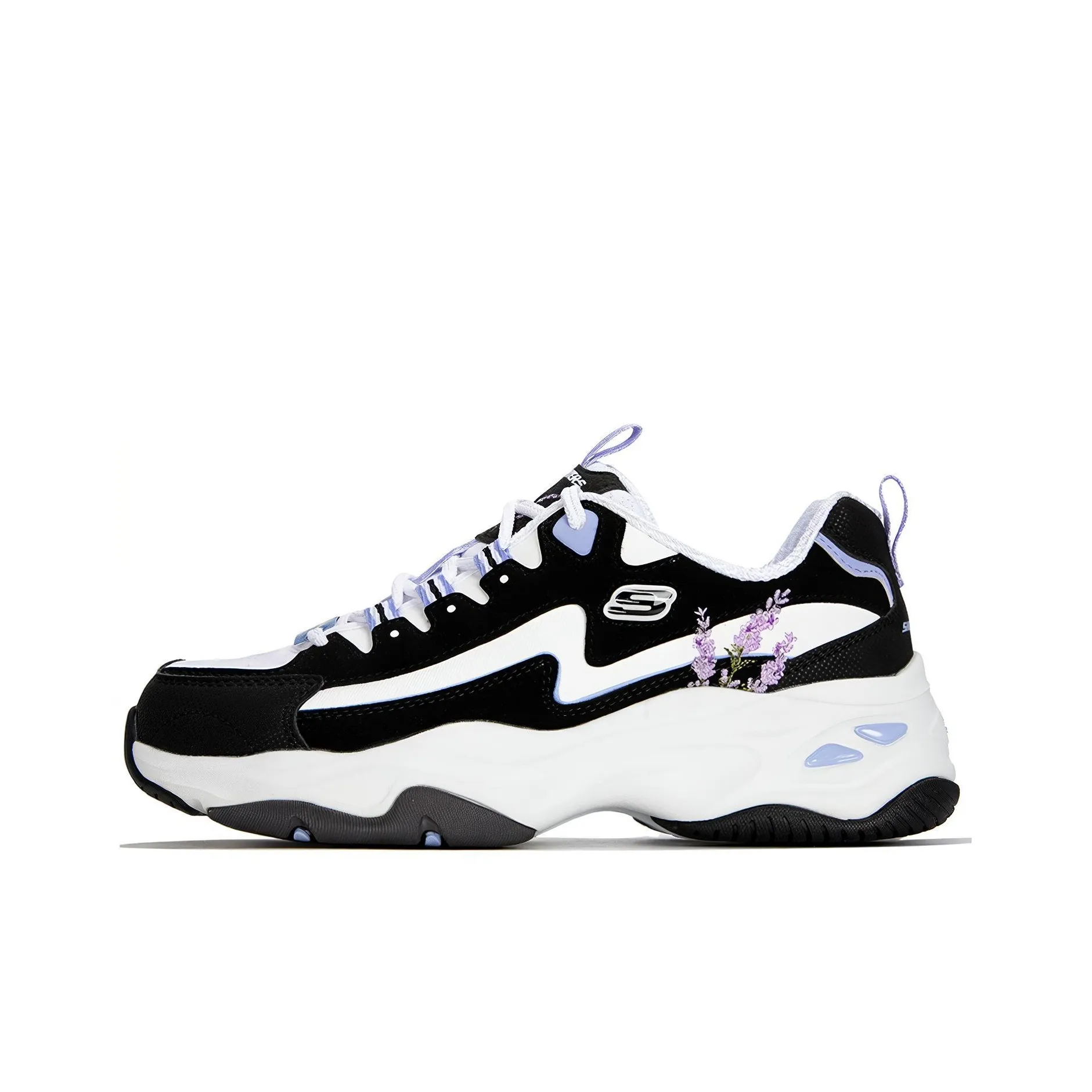 Skechers D'LITES 4.0 'Black Purple' Women's