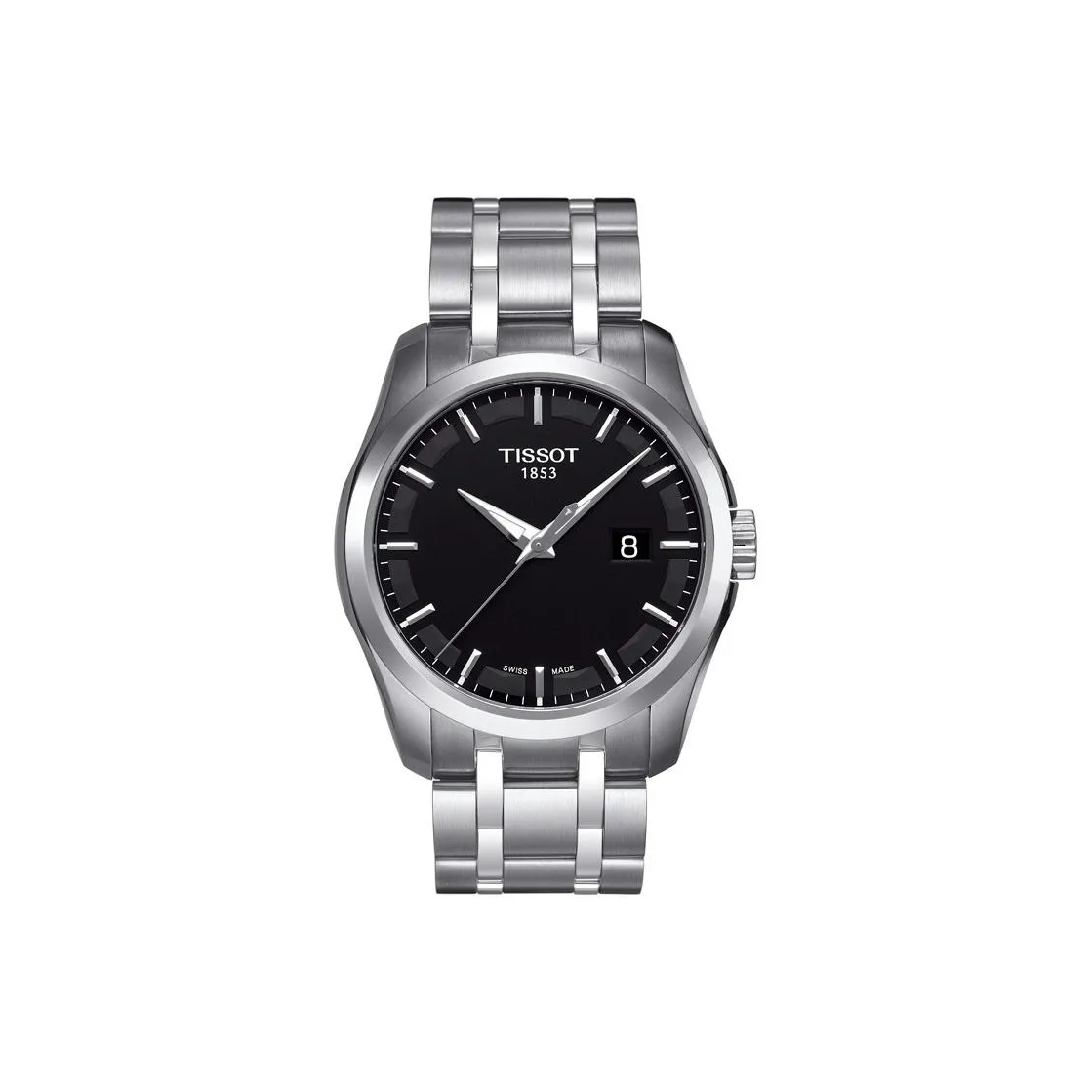 TISSOT Quartz Механизм Мужские Часы Kutu Collection 39 мм Черные