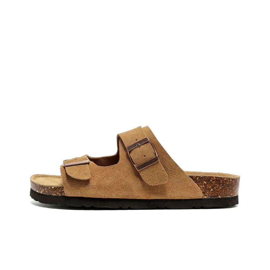 Romon Slide Slippers Unisex Chestnut, Sand, Pink