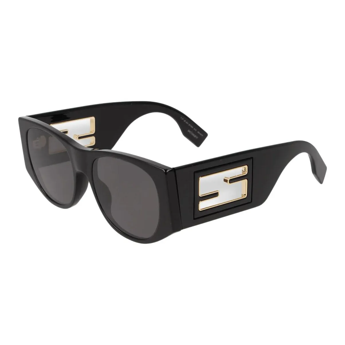 FENDI Квадратные Солнцезащитные Очки Женские Черные