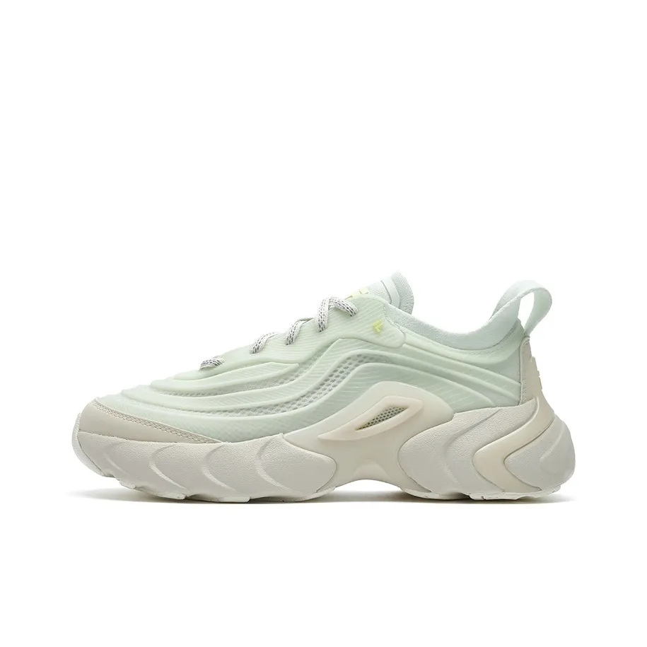 FILA FUSION Ray 4 Low Top Casual Shoes Women's White Green