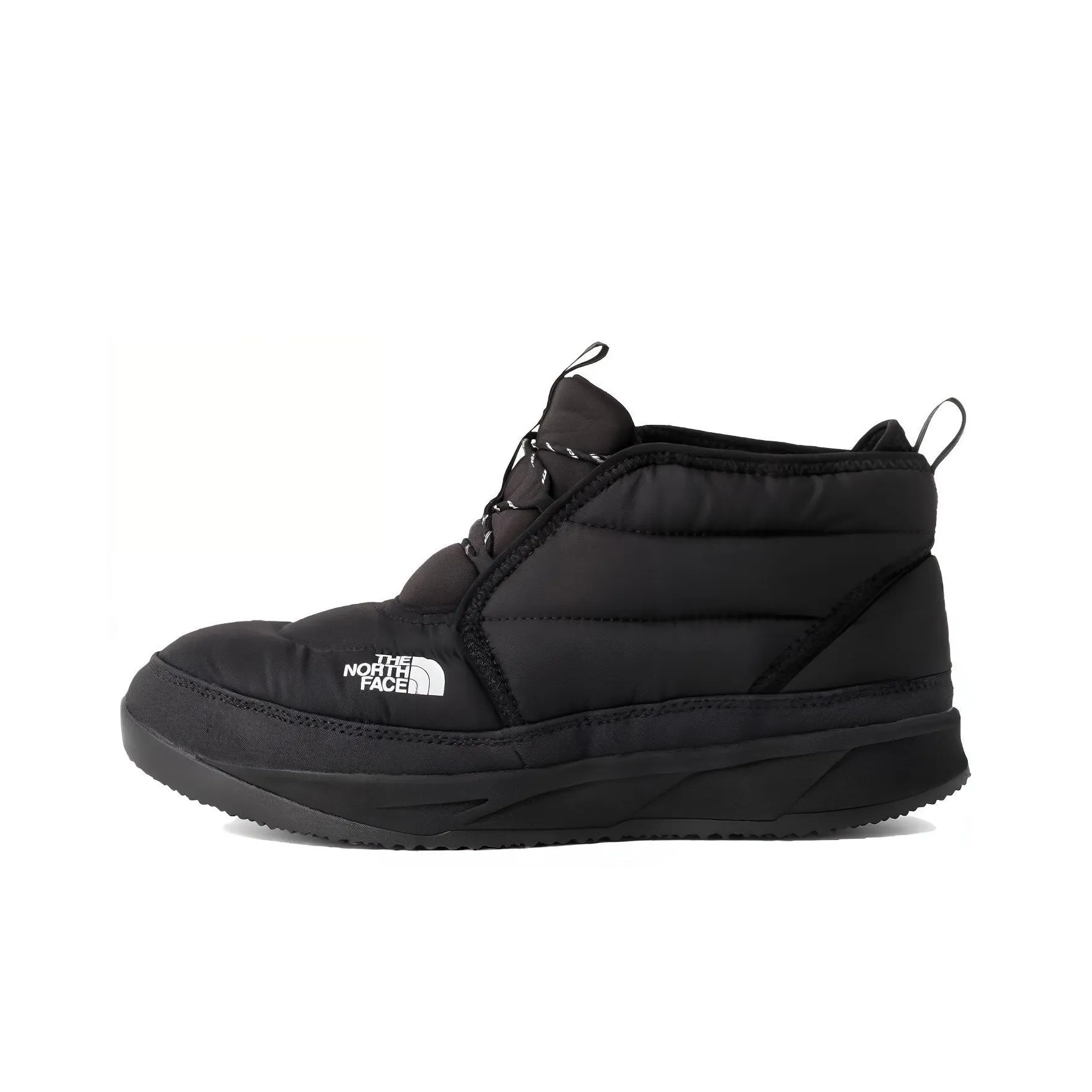 THE NORTH FACE Nuptse Chukka Thermal Waterproof Abrasion Resistant Ankle Length Outdoor Boots Men's Black