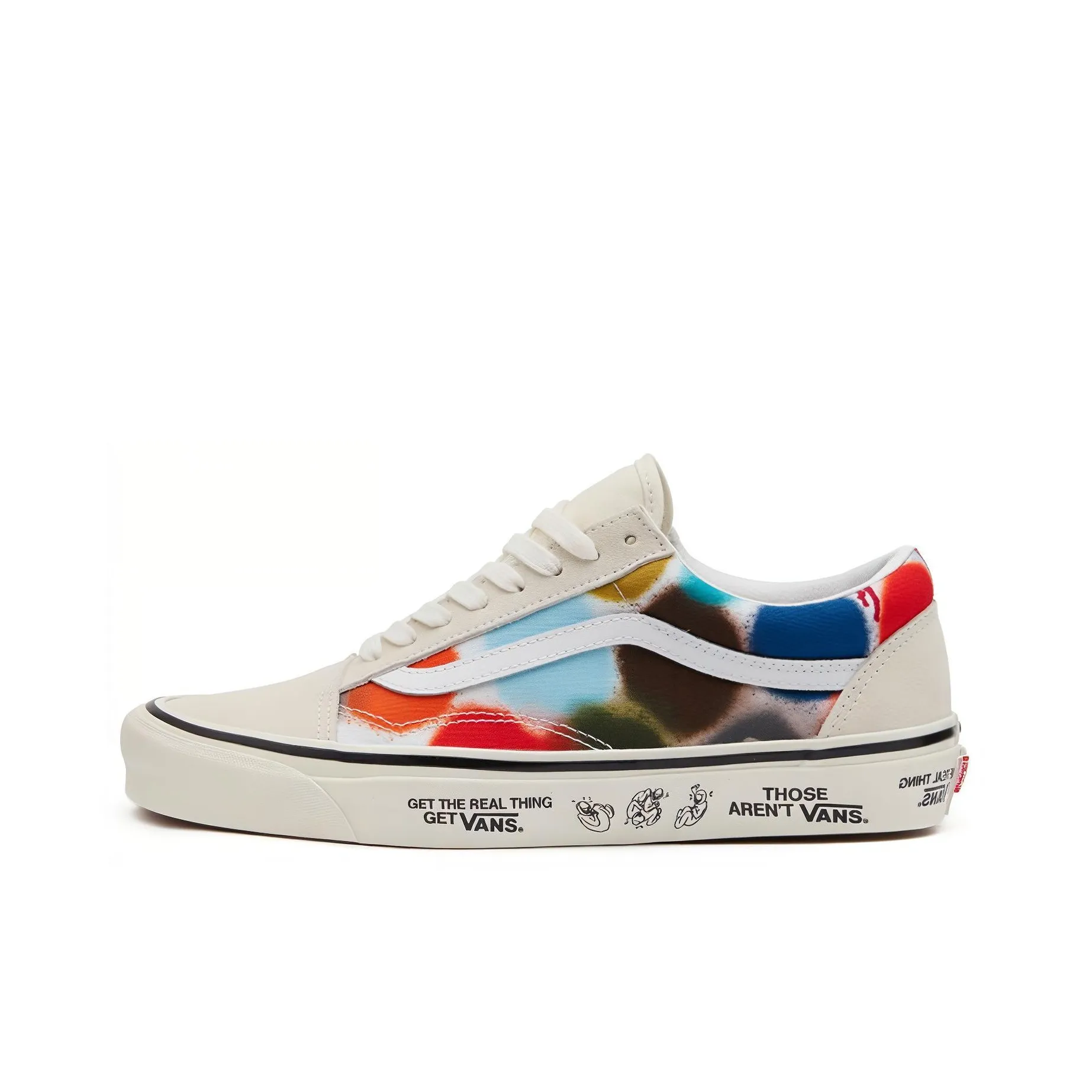 vans sidewall print classic slip