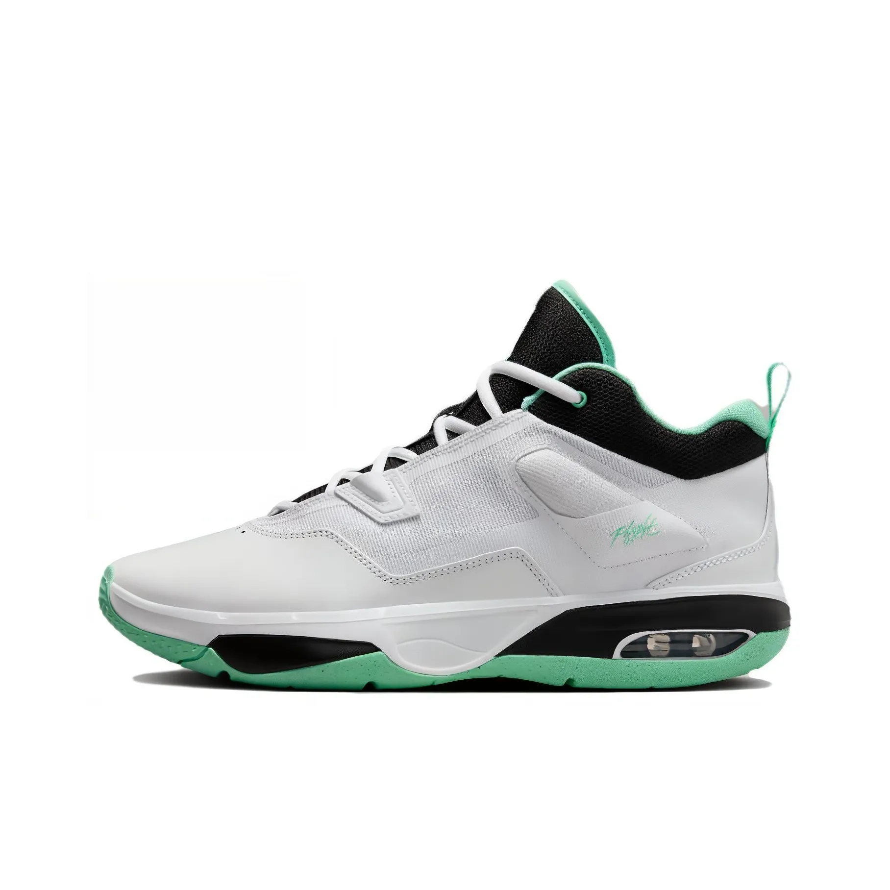 Jordan Stay Loyal 3 White Green Glow