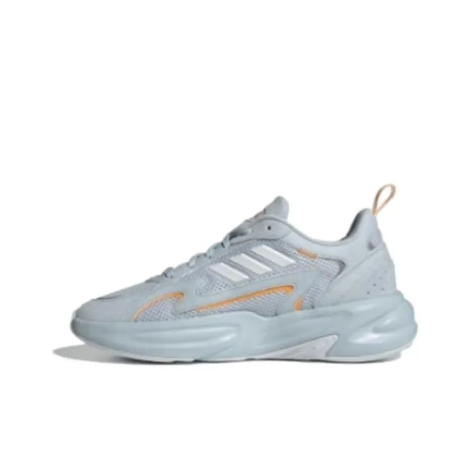 Adidas Ozwave Breathable Low Top Chunky Sneakers Unisex Blue White Orange