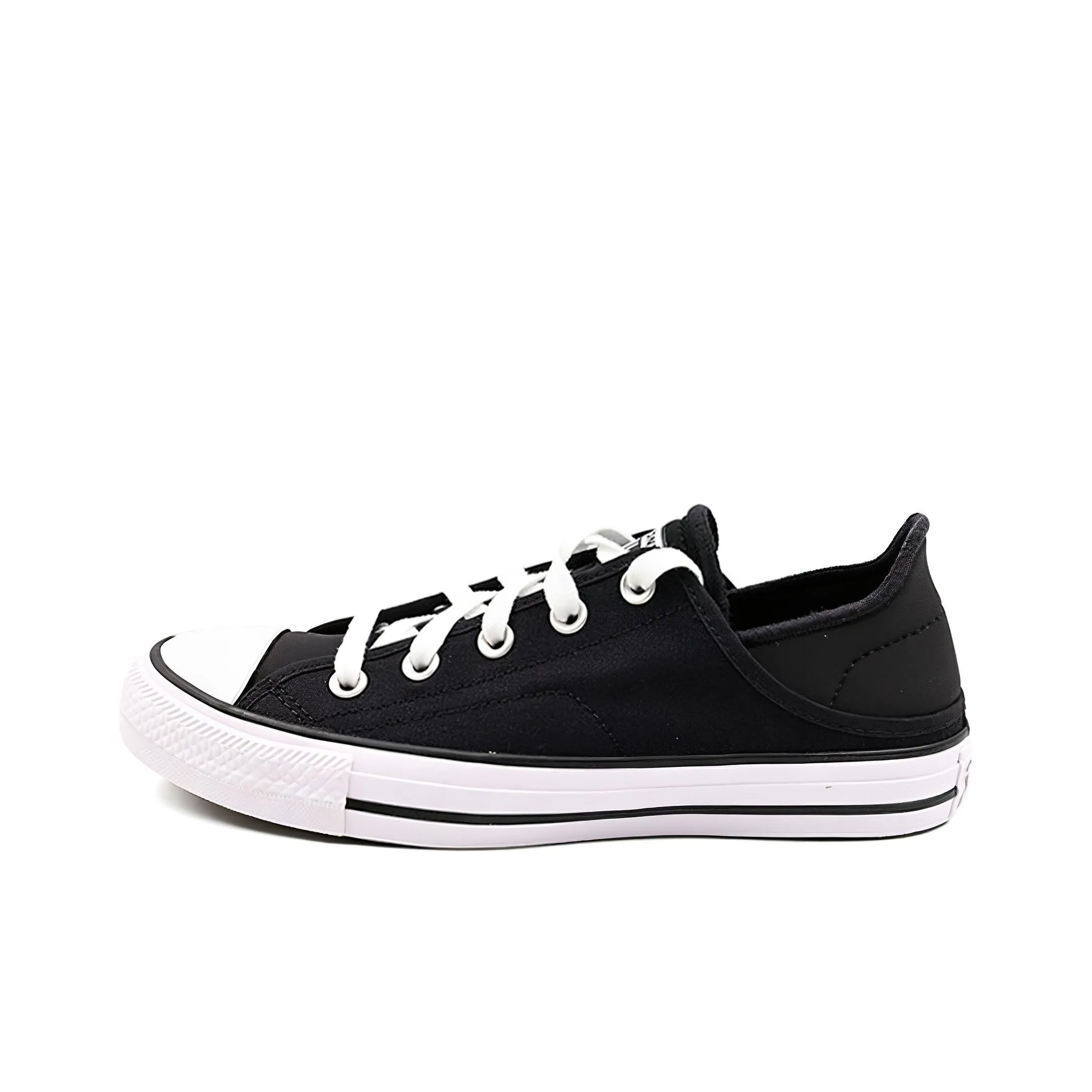 Converse Chuck Taylor All Star Износостойкие Дышащие Низкие Кеды Женские Черные