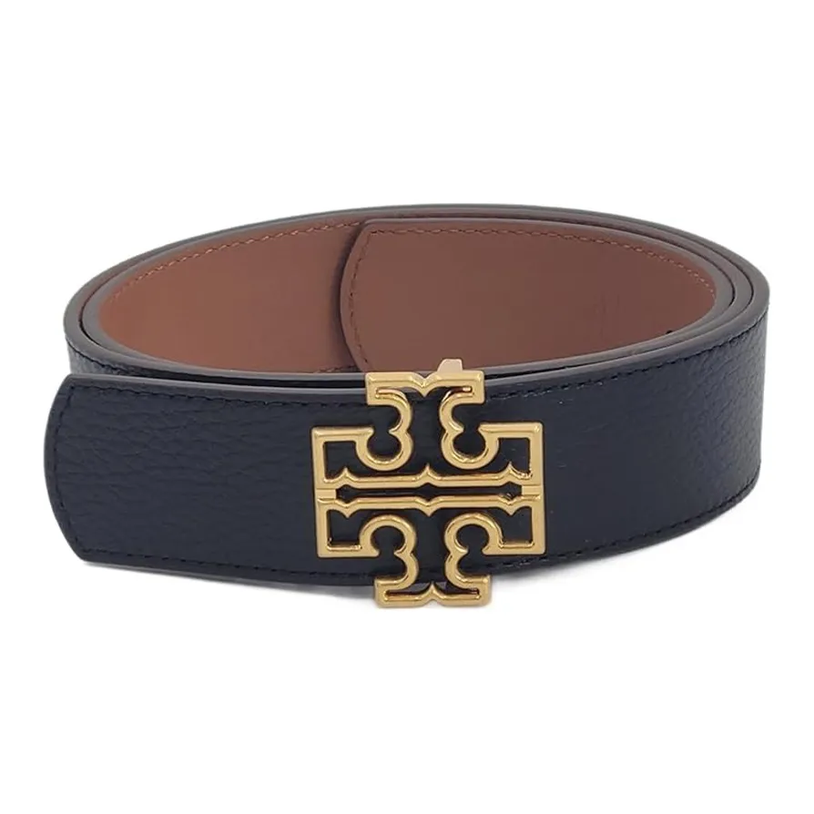 TORY BURCH Кожаные ремни Женские Черный Ширина 3,81 см