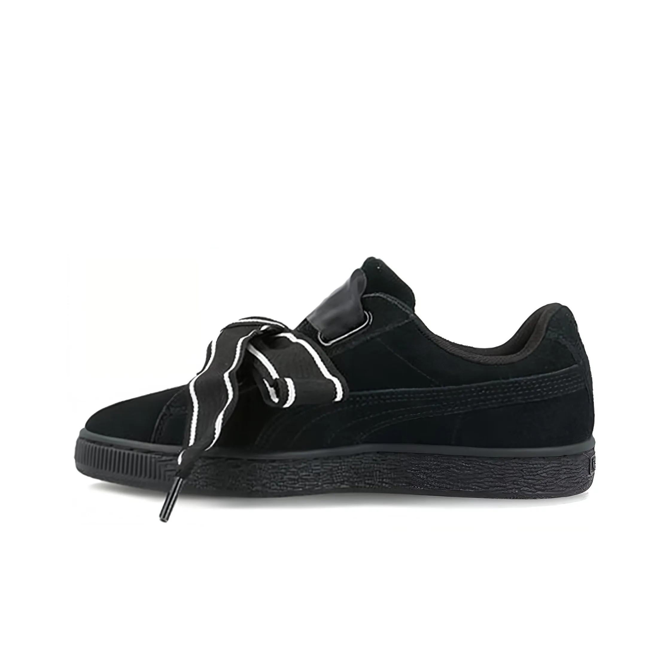 PUMA Suede Heart Satin New Authentic Black Women's