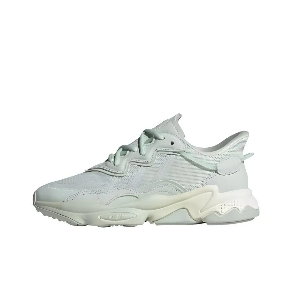 Adidas Originals Ozweego Шок Абсорберы Противоскользящие Устойчивые к Износу Низкий Топ Повседневный Женский Зеленый