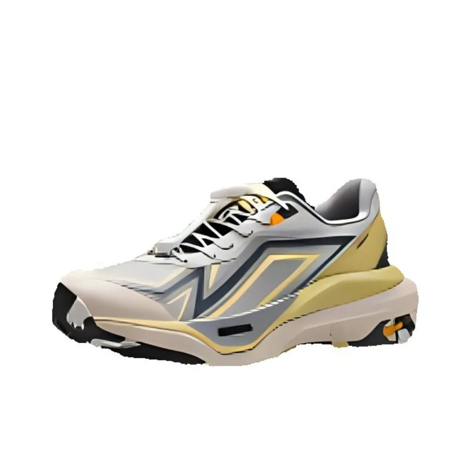 Anta Mountain Trail Cushioned Slip Resistant Low Top Casual Shoes Men's Black Gray