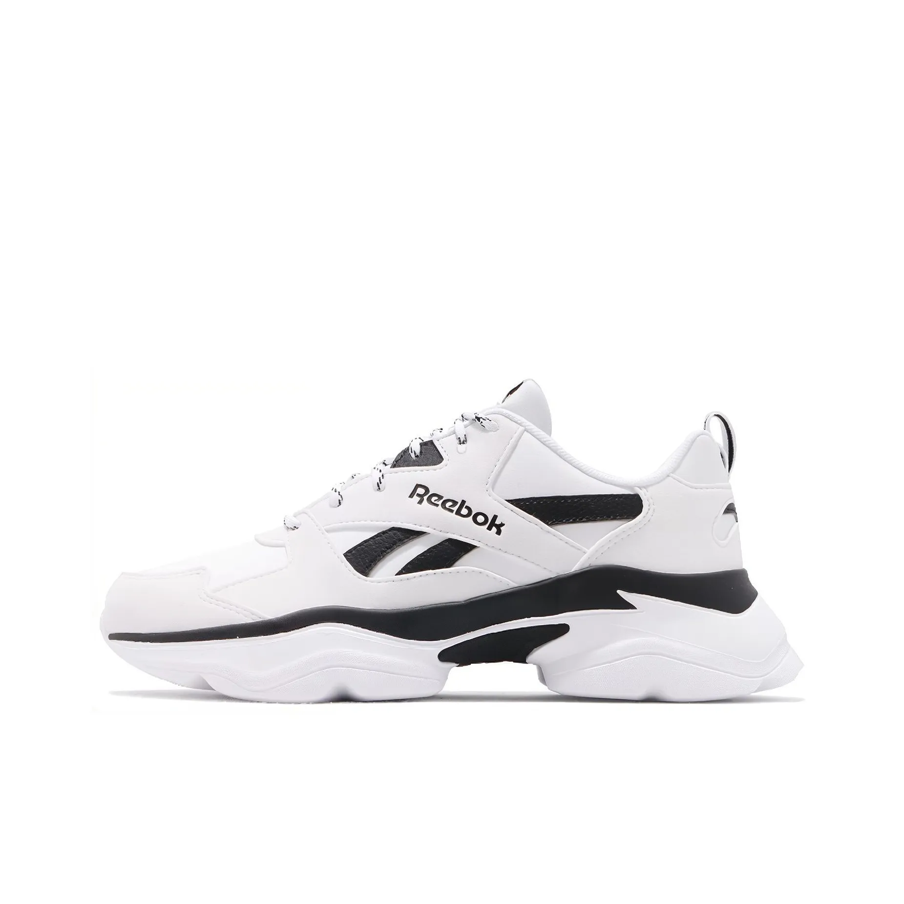 Reebok совместный бренд Royal Bridge Дышащий и Легкий Низкий Топ Casual Унисекс Белый Черный