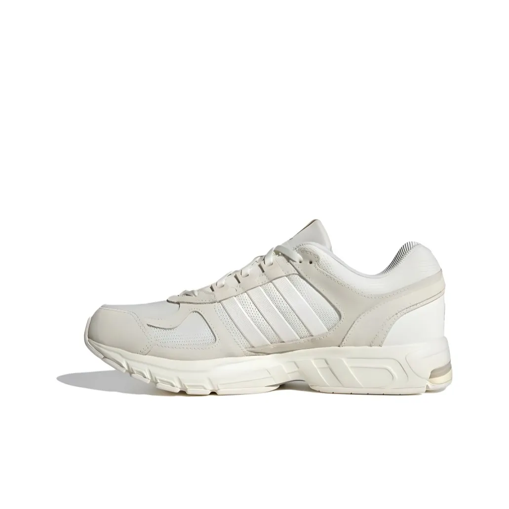 Adidas Equipment 10 Амортизация Устойчивый к истиранию Дышащие Низкие Кроссовки для бега Унисекс Белые