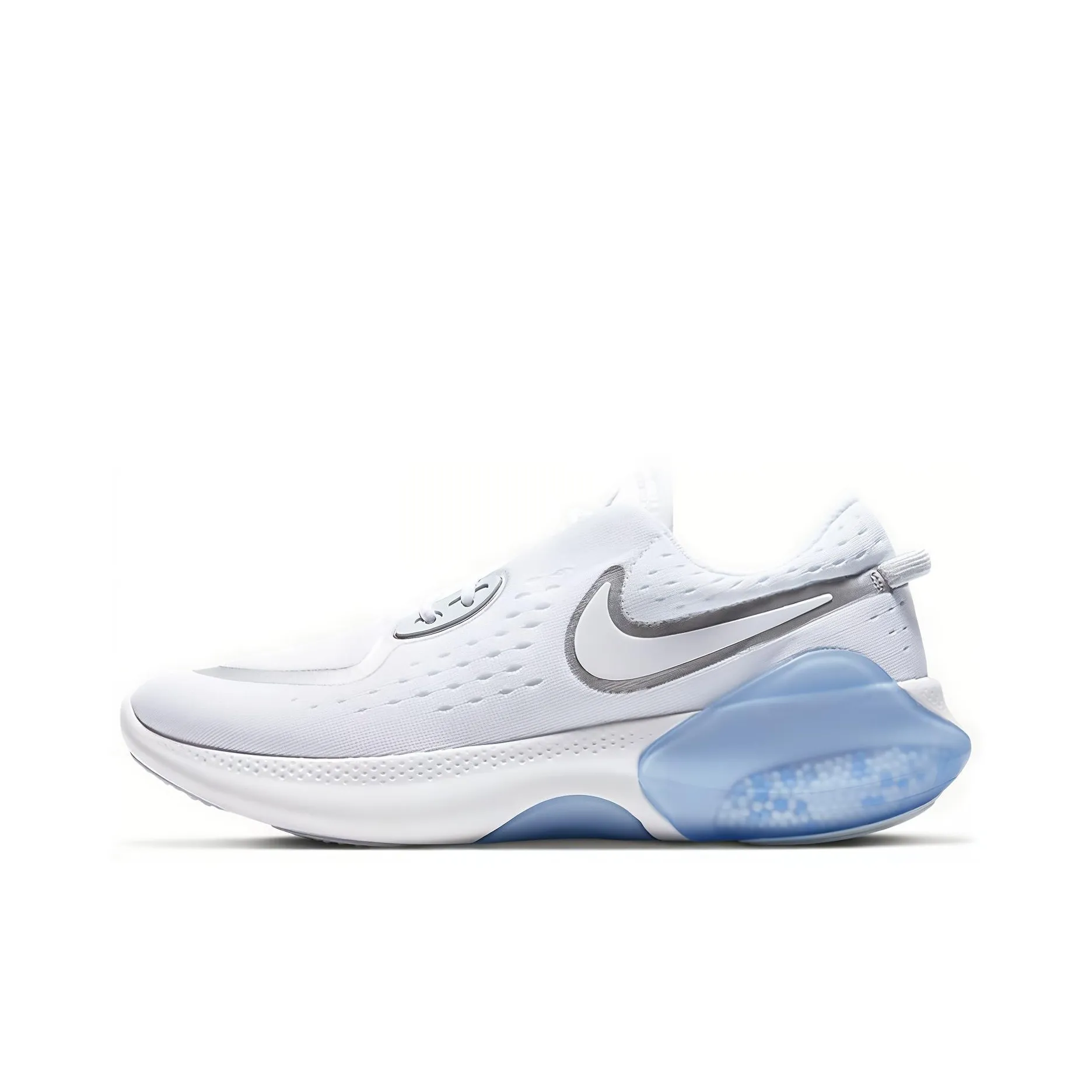 Nike Joyride Dual Run 1 Амортизаторы Шок Резистентные к Износу Низкий Топ Беговые кроссовки Женские Белые Синие