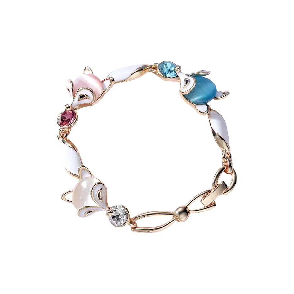 NOMK Браслеты из сплава с цирконием женские