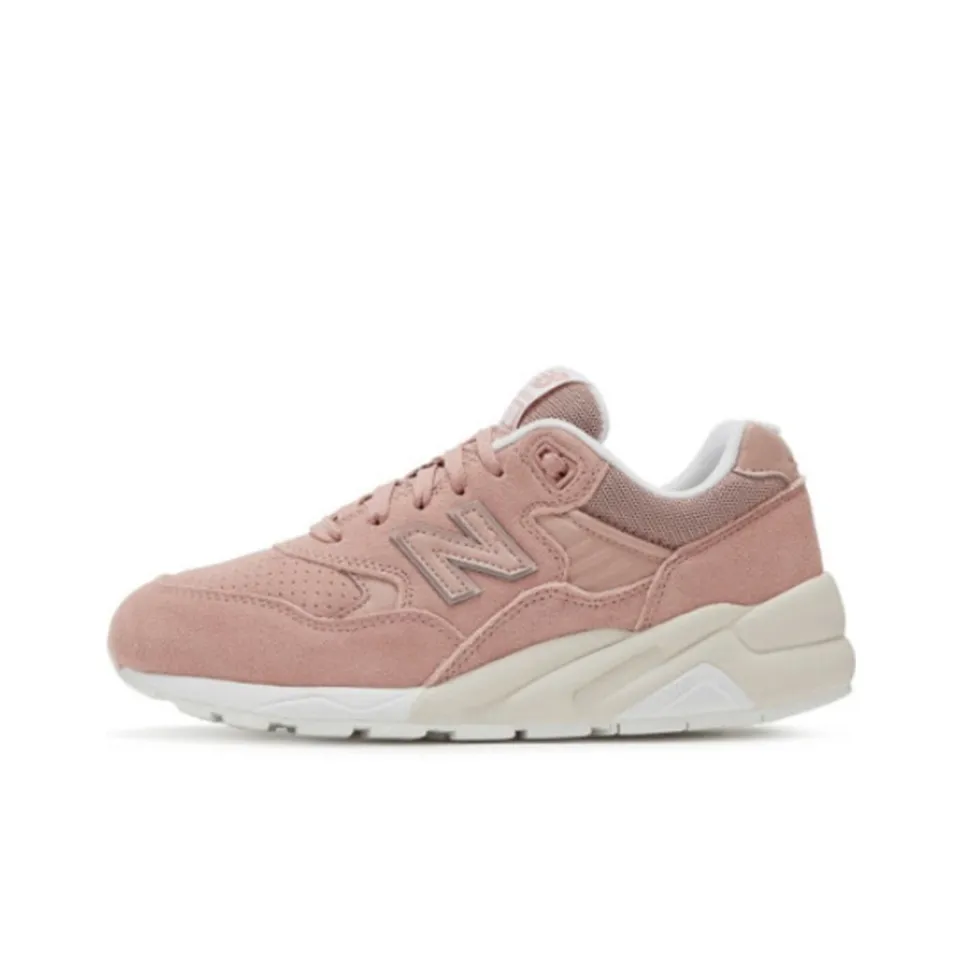 New Balance NB 580 Амортизация Низкий Топ Беговые Кроссовки Женские Розовый D Ширина