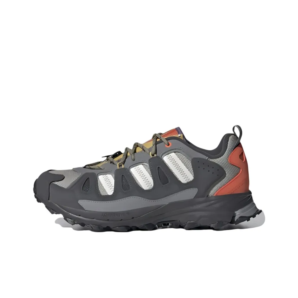 Adidas Superturf Adventure Slip-resistant Abrasion-resistant Lightweight Low-top Hiking Shoes Unisex Gray Orange