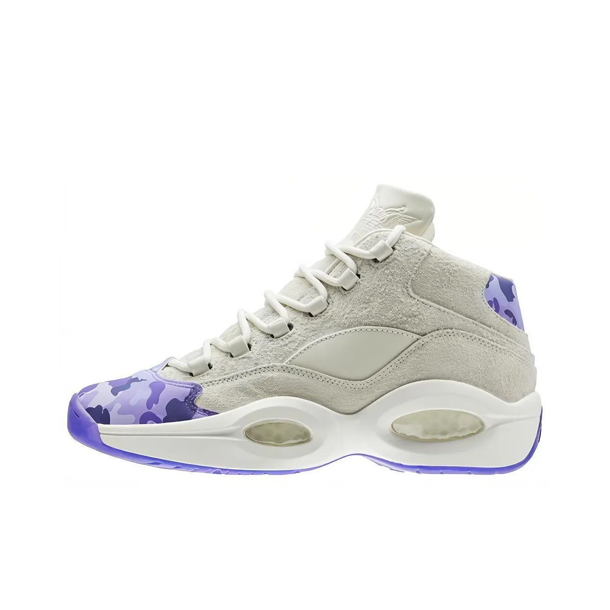 Reebok совместный бренд Question Mid CamRon MID Топ Баскетбольные кроссовки Мужской Серый