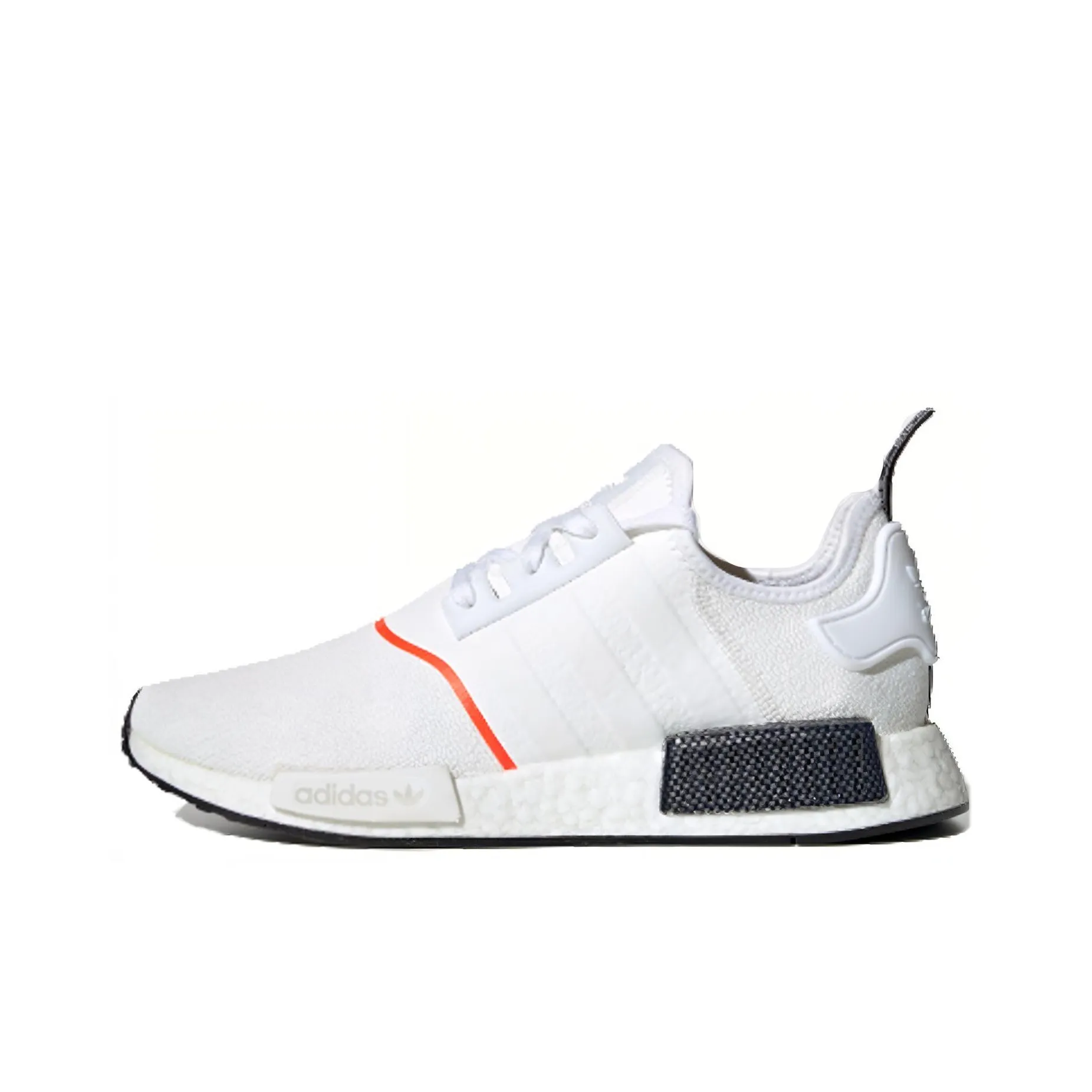 Adidas Originals NMD_R1 Противоскользящий Устойчивый к истиранию Легкий Низкий Топ Casual Унисекс Белый Красный