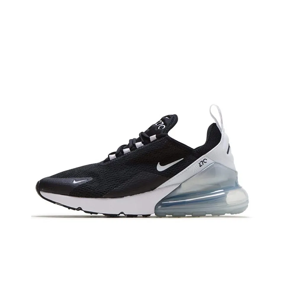 Nike Air Max 270 Low Топ Повседневные Беговые Кроссовки Женские Черный Белый