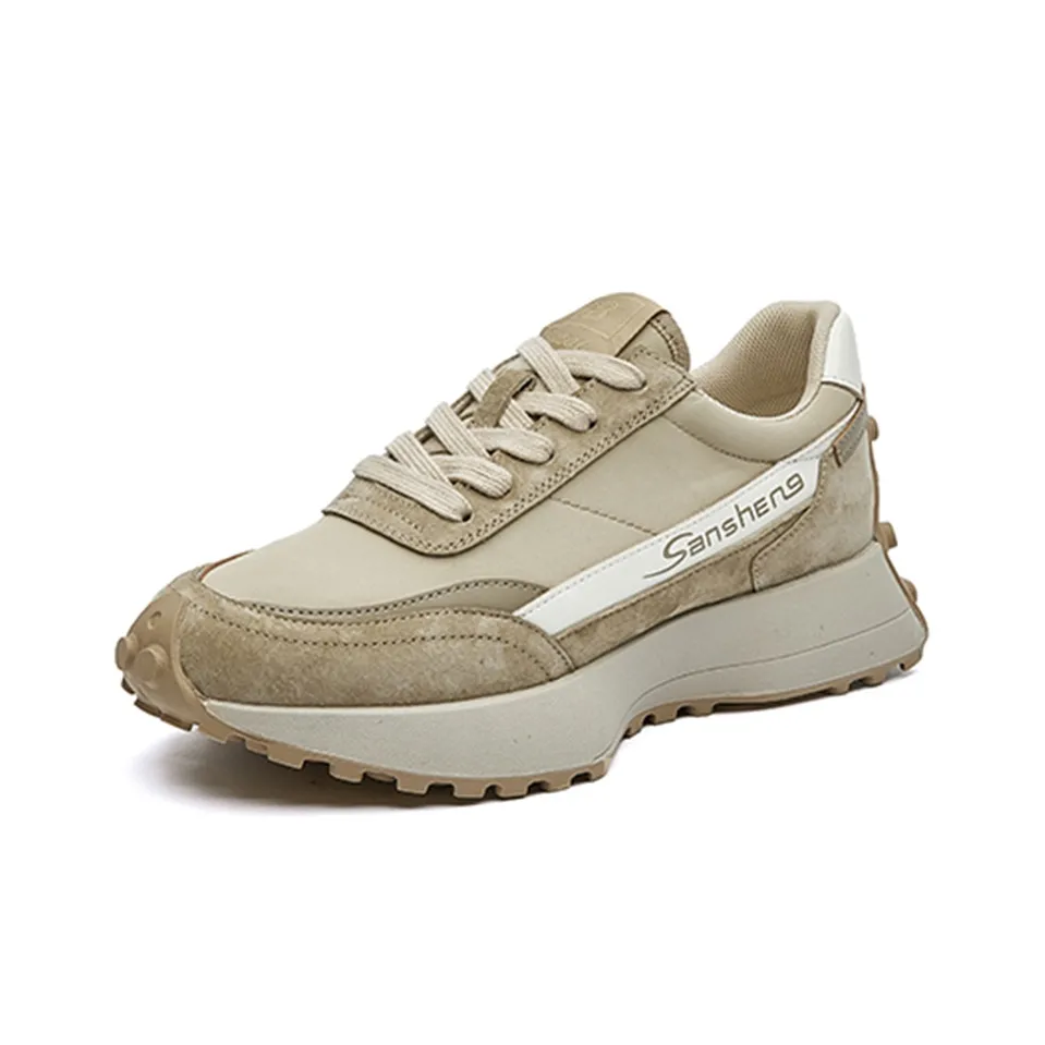 Guci Tianlun GuQiheAven Low Top Cream Chunky Sneakers Women's