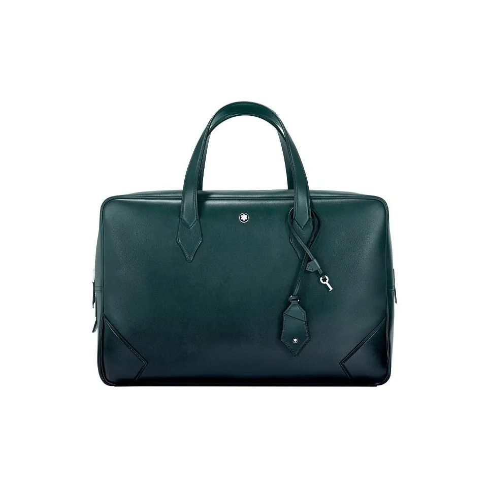 MONTBLANC Meisterstuck Cow Leather Handbag Tubas Men's British Green