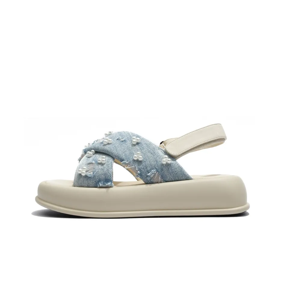 CENTRAL&KITTY One Strap Sandals 4cm Women's
