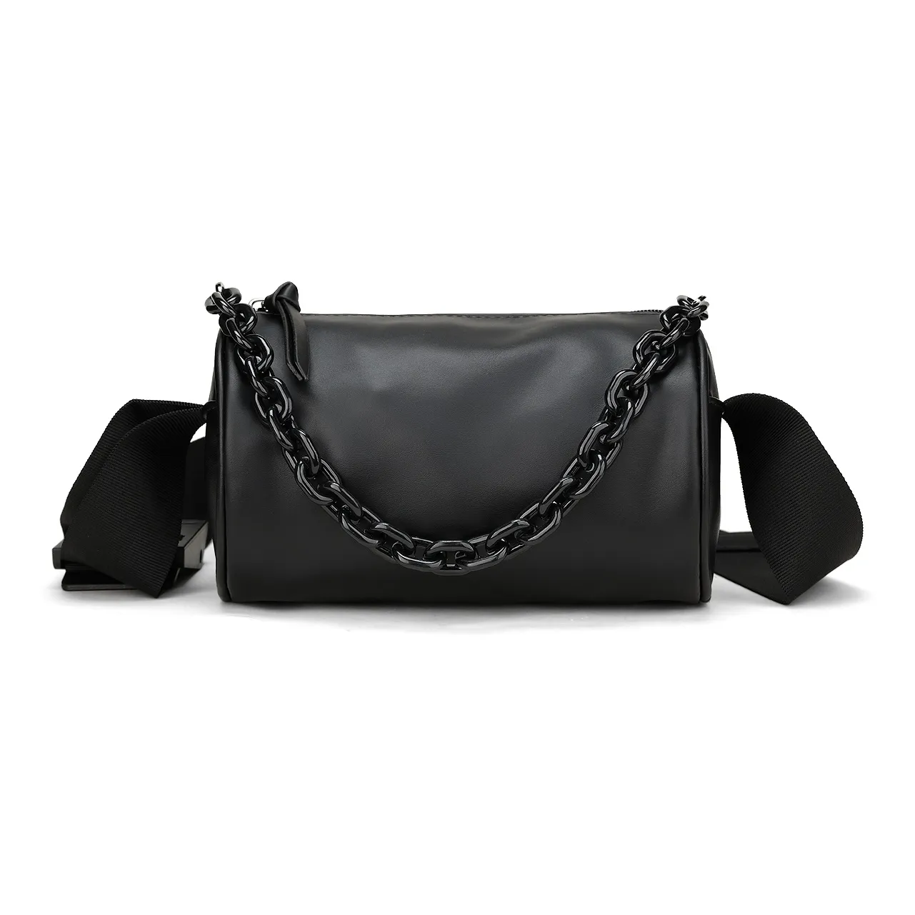 Fillove ПУ (полиуретан) Сумка через плечо Сумка Сумка через плечо Стандартная Унисекс Черная