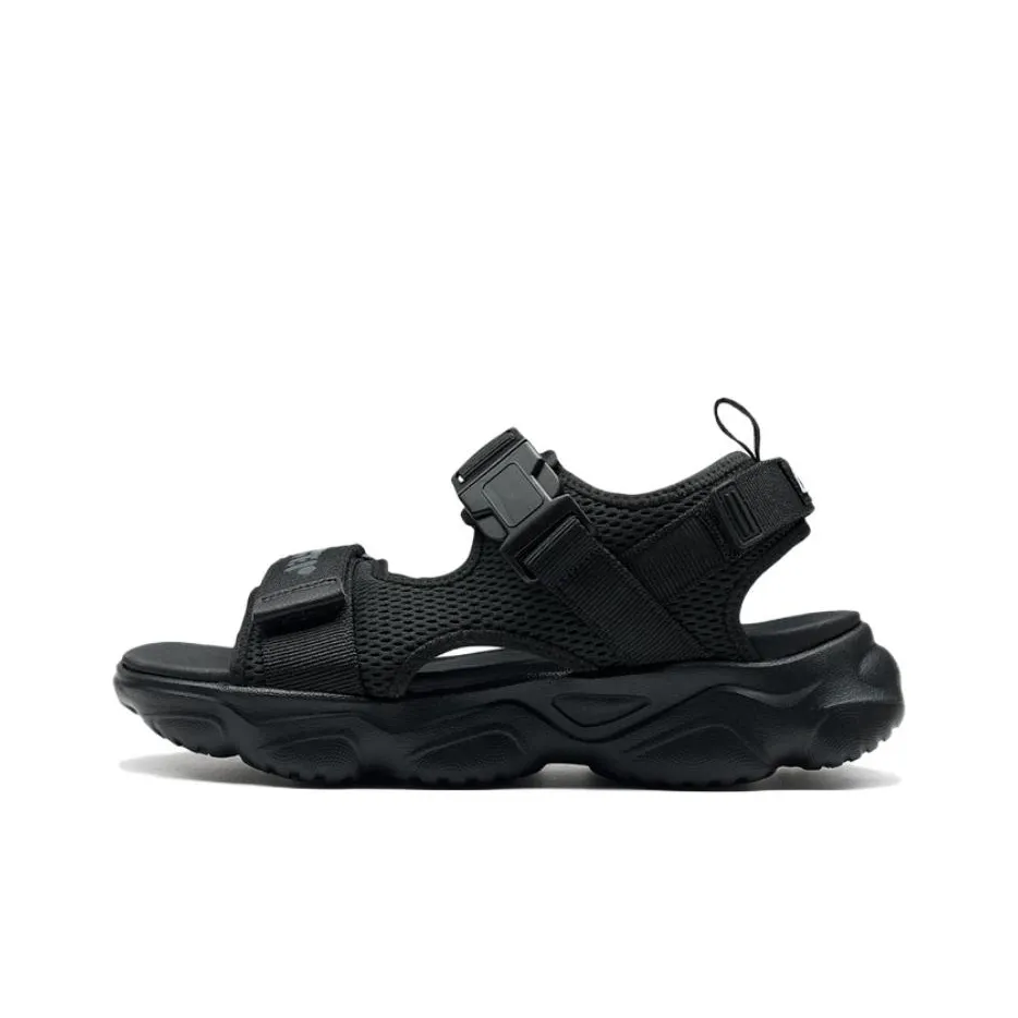 XTEP Пляжные сандалии Мужские Черные