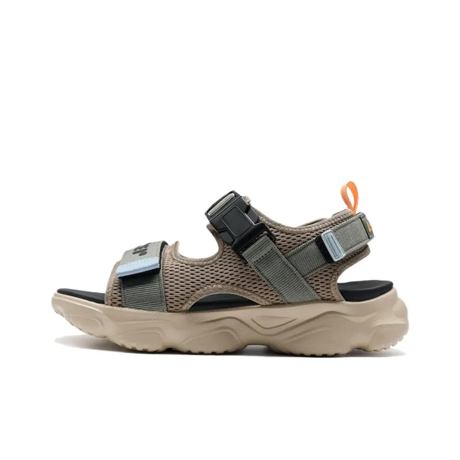 XTEP Пляжные сандалии Мужские Коричневые Зеленые