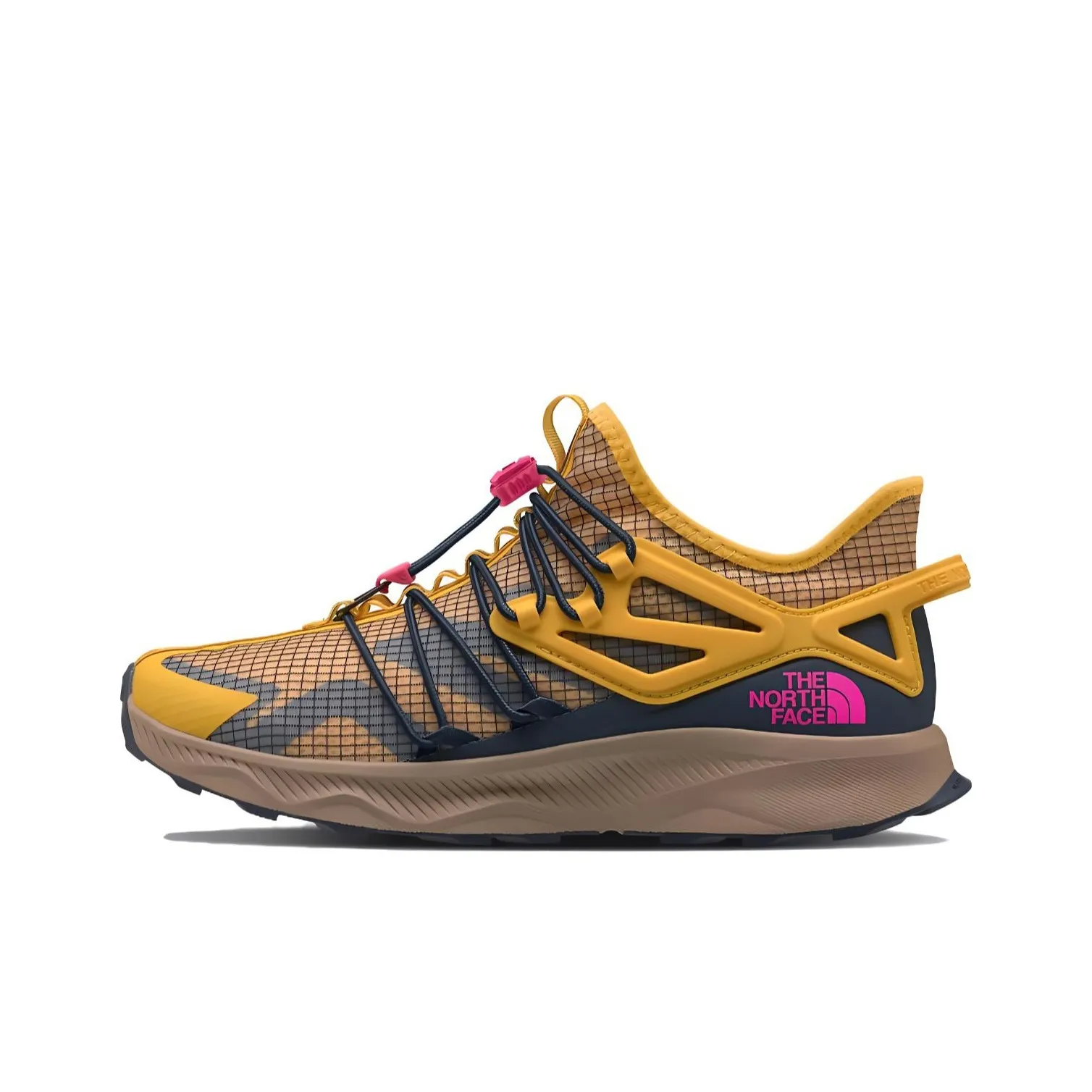 THE NORTH FACE Oxeye Tech Slip-Resistant Abrasion-Resistant Low-Top Беговые кроссовки Мужские Orange
