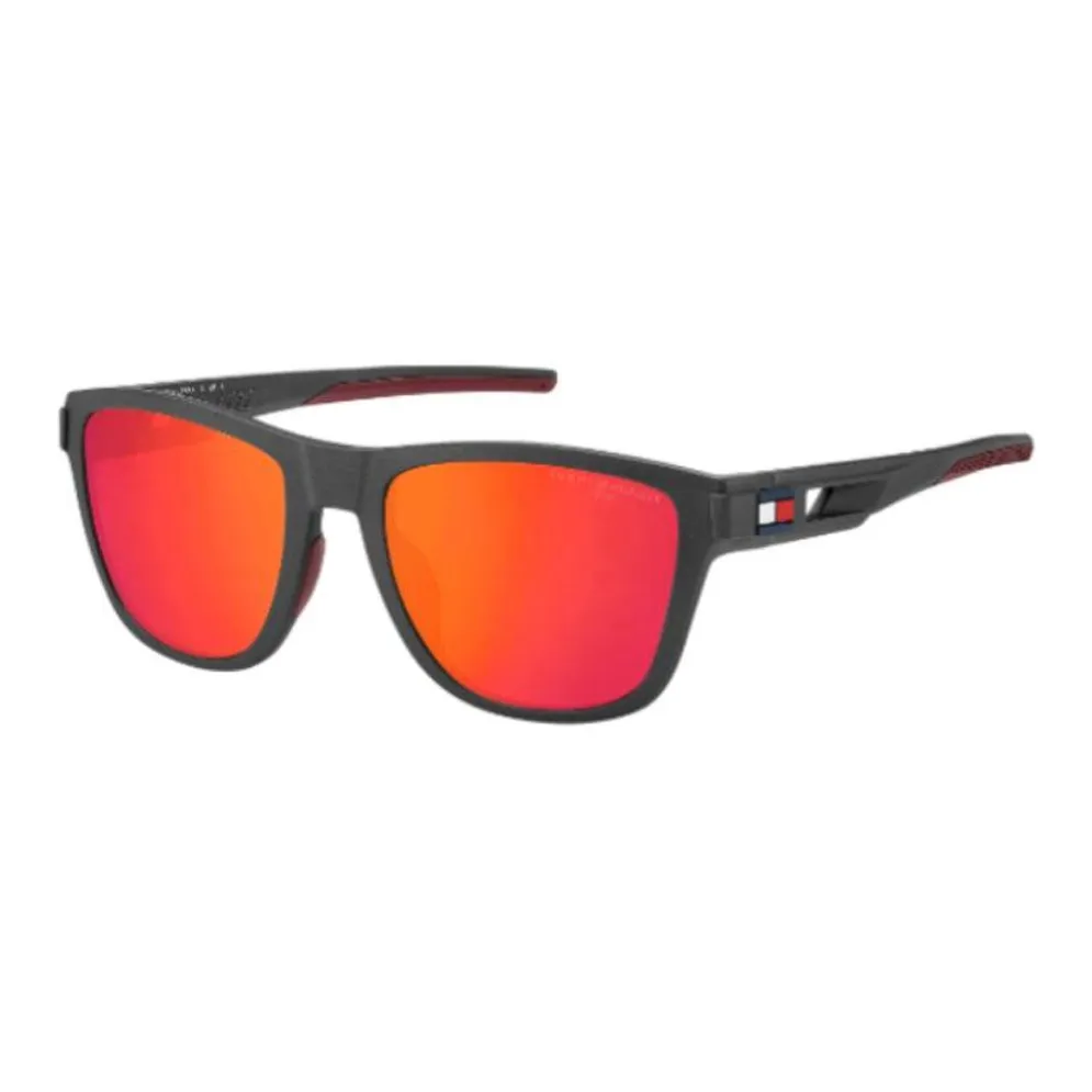 Tommy Hilfiger Rectangular Sunglasses Men's Gray