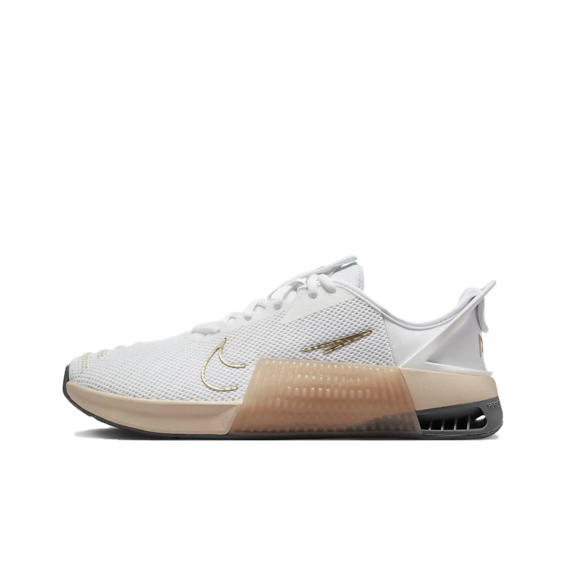 Nike Women's Metcon 9 EasyOn 'White Metallic Gold Sanddrift'