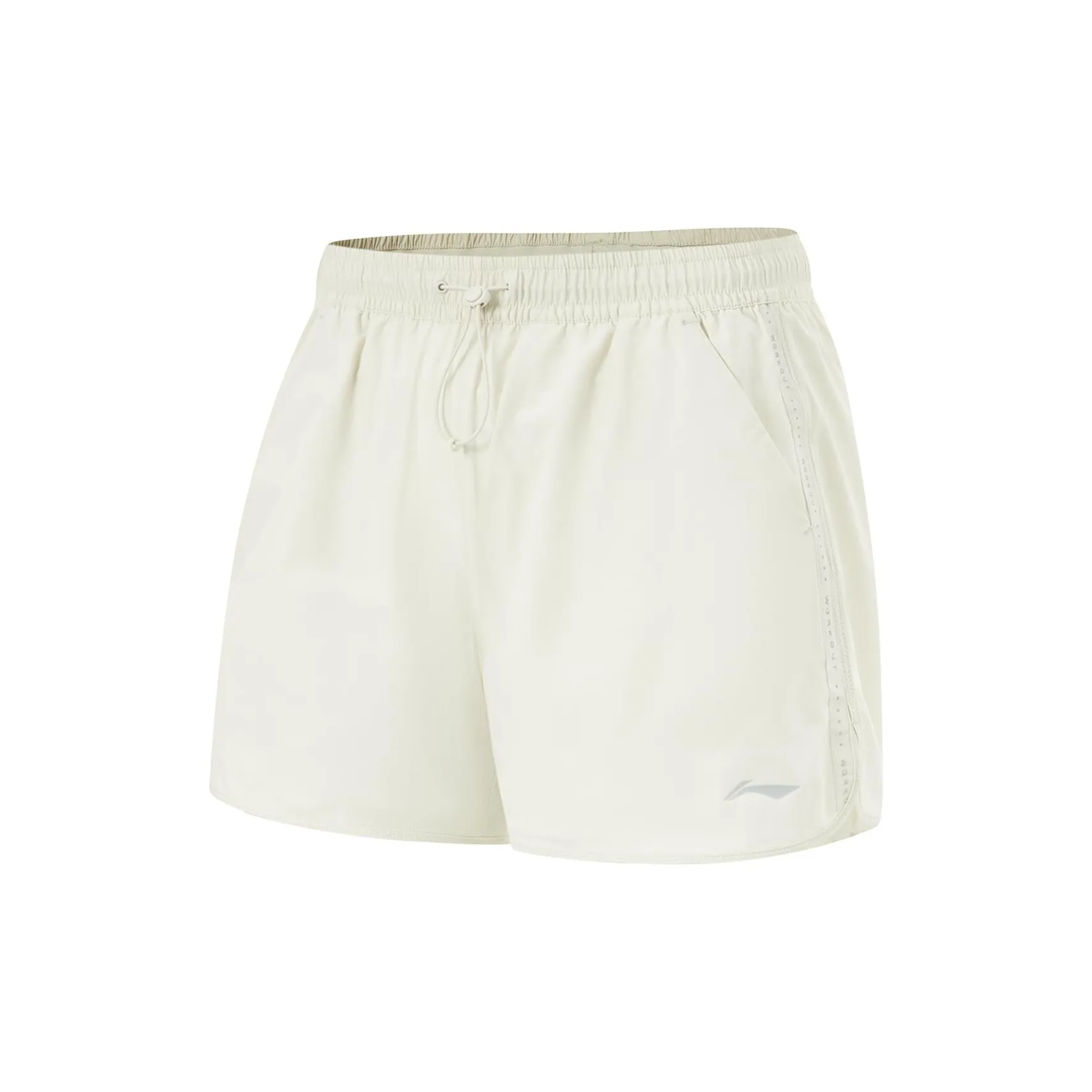 LiNing Fitness Series Sports Shorts Women's Silver Birch Gray