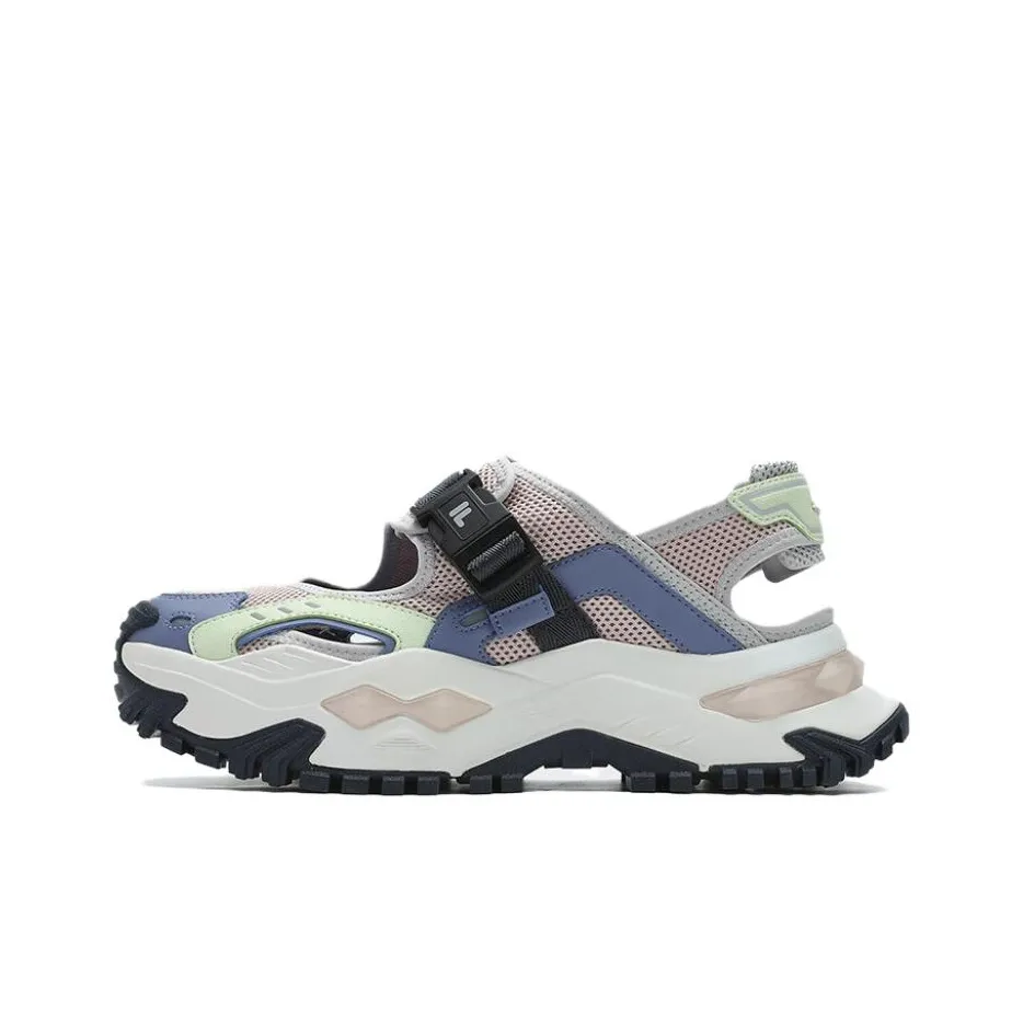 FILA FUSION BIANCO Beach Sandals Women's Pink Blue