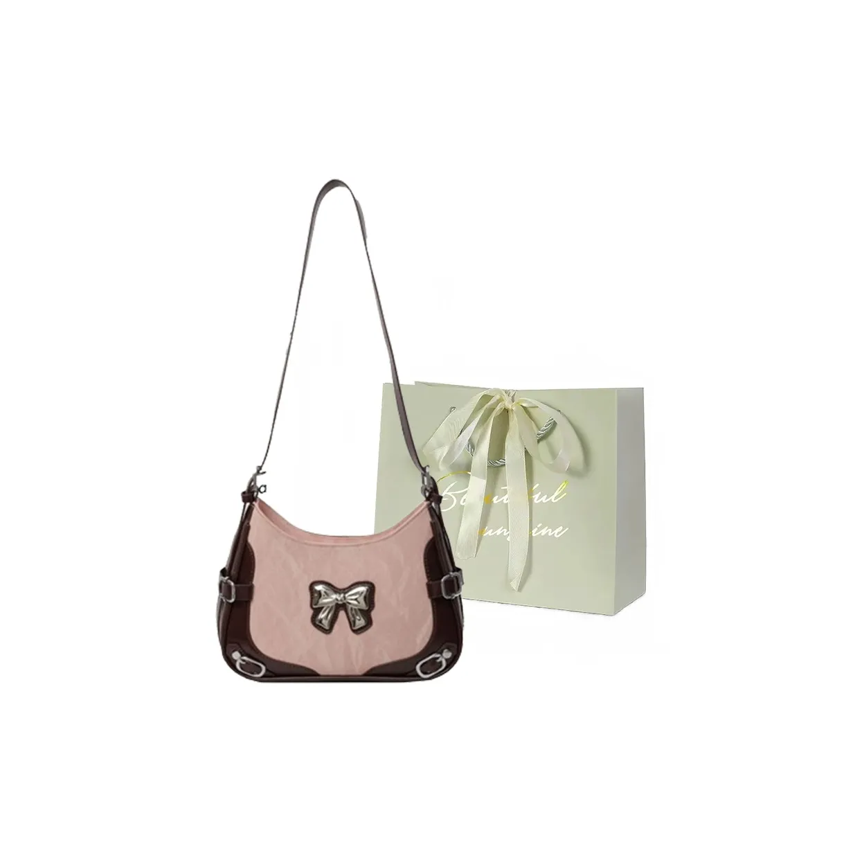 JIANGLIDA PU Shoulder Bag, Biker Bag, Crescent Bag, Shoulder Bag, Crossbody Bag Women's