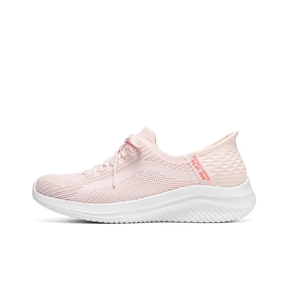 Skechers Ultra Flex 3,0 Износостойкий и Легкий Низкий Топ Повседневная Обувь Женская Розовая