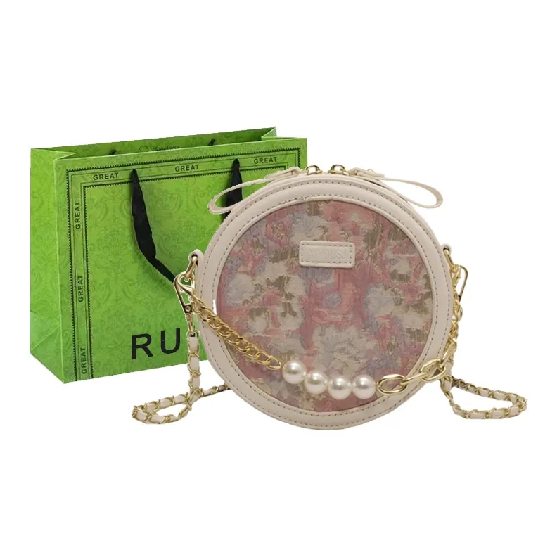 RUIPAI ПУ (полиуретан) Маленькая круглая сумка сумка через плечо плечевая сумка Стандартная Женская Фиолетовая Синяя Розовая Белая и Розовая