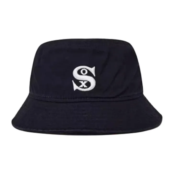 New Era Cotton Bucket Hats Унисекс Черный