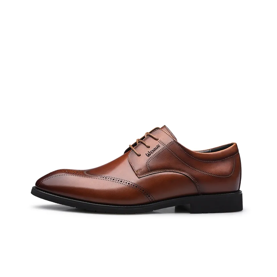 Wen Nai Dress collection Shoes Men's Brown