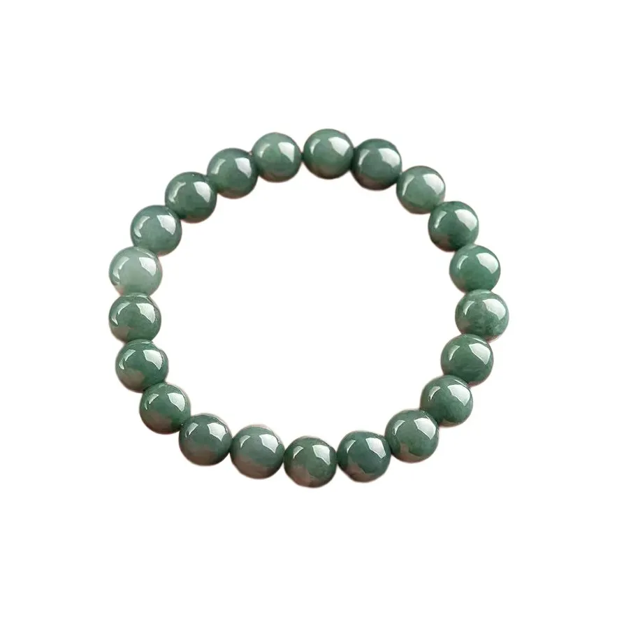 Cuizu Glutinous Jade Oil Cyan Advanced Touch, Jadeite Bracelet Unisex