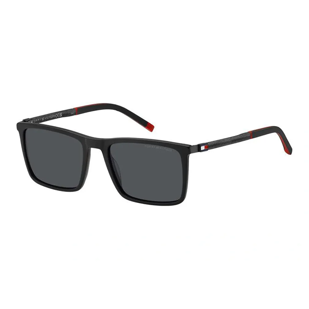 Tommy Hilfiger Acetate Square Sunglasses Men's Black
