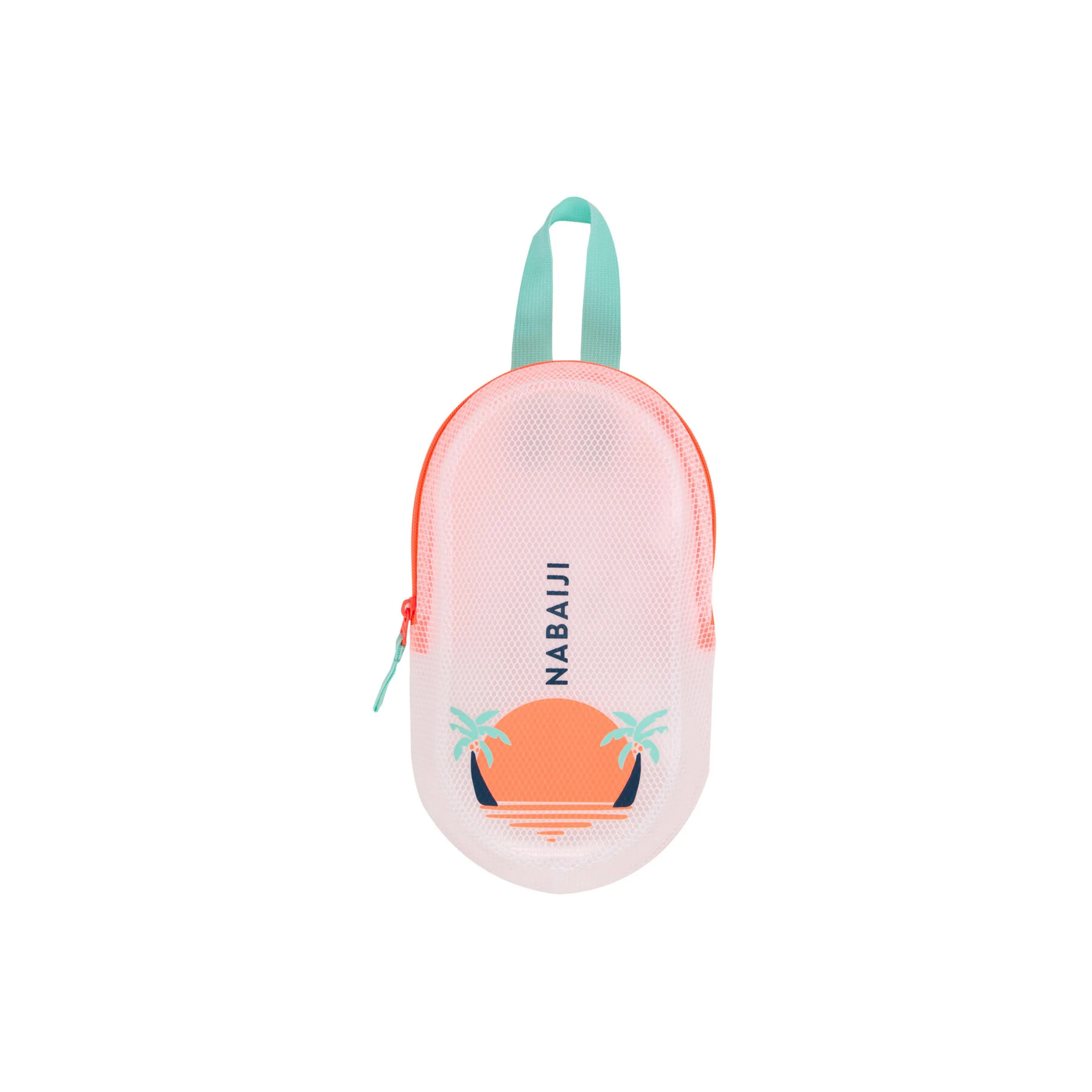 DECATHLON PE Pool Waterproof Bag Storage Bag Unisex Fluorescent Coral Aqua Green