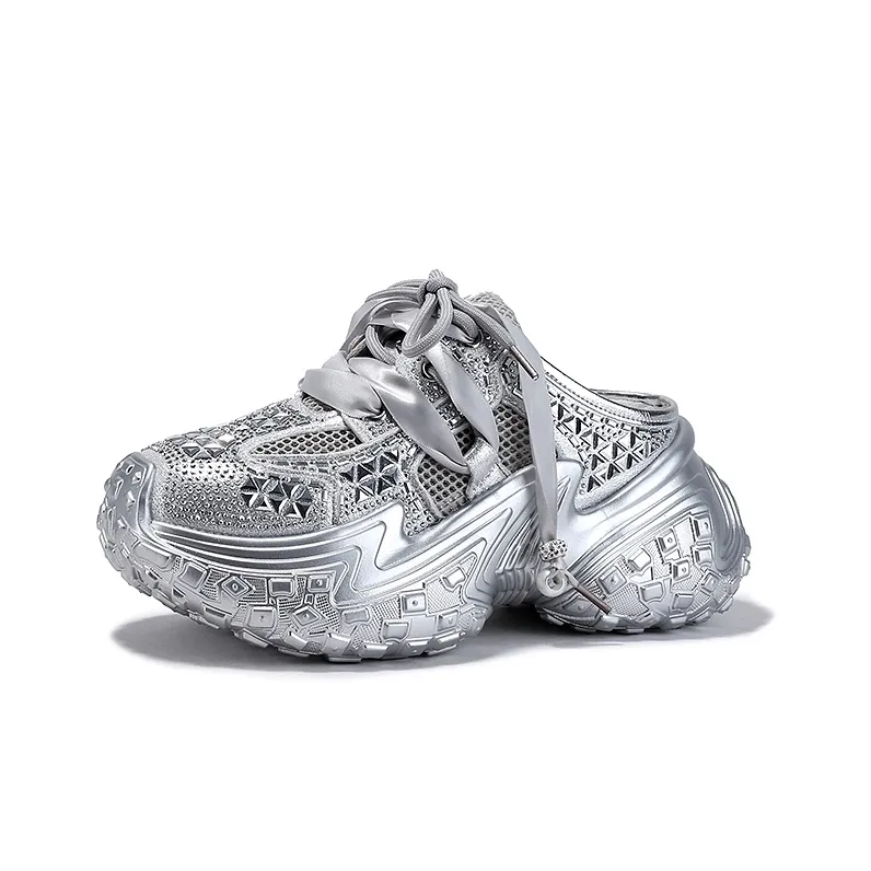 SELAIYA Slippers Women's Silver