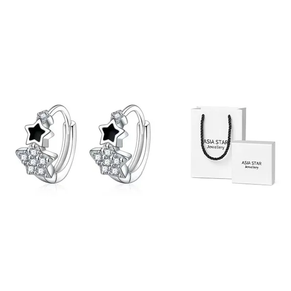 Asia Star Серебро S925 Серьги-гвоздики Женские