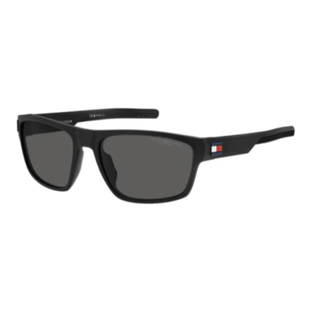 Tommy Hilfiger Square Sunglasses Men's Black