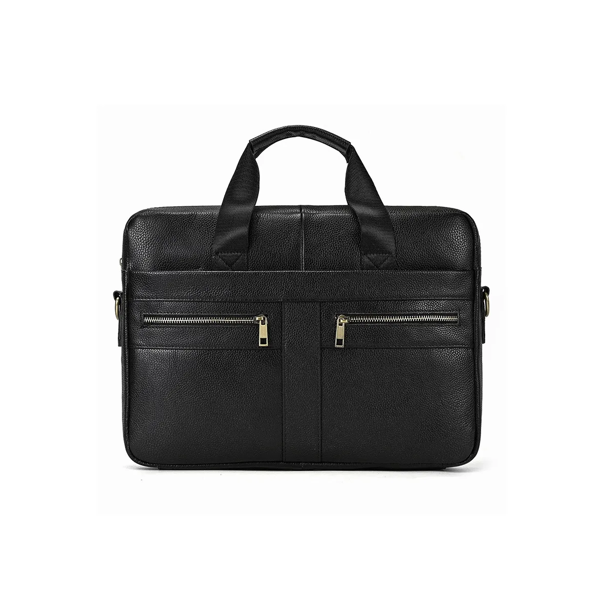 DOSRFINI Доскональный Мужской портфель из натуральной коровьей кожи