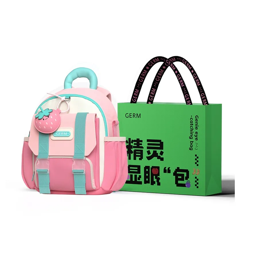 Germ Полиэстер Фрукты и овощи Стайлинг Рюкзак Стандартный Детский Розовый Фиолетовый Синий Зеленый