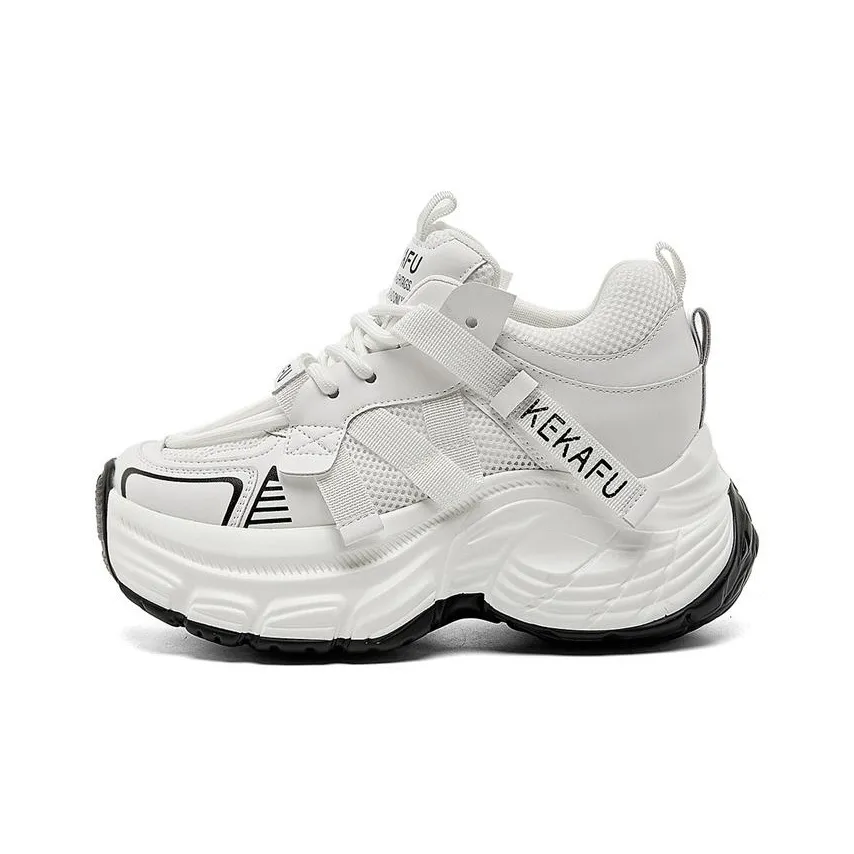 KEKAFU Низкий топ обувь с толстой подошвой женская